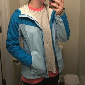 Eddie Bauer Blue Raincoat